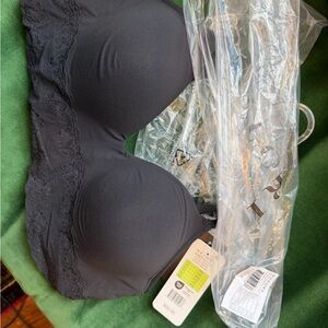 Natori Black Lace Accent Bra